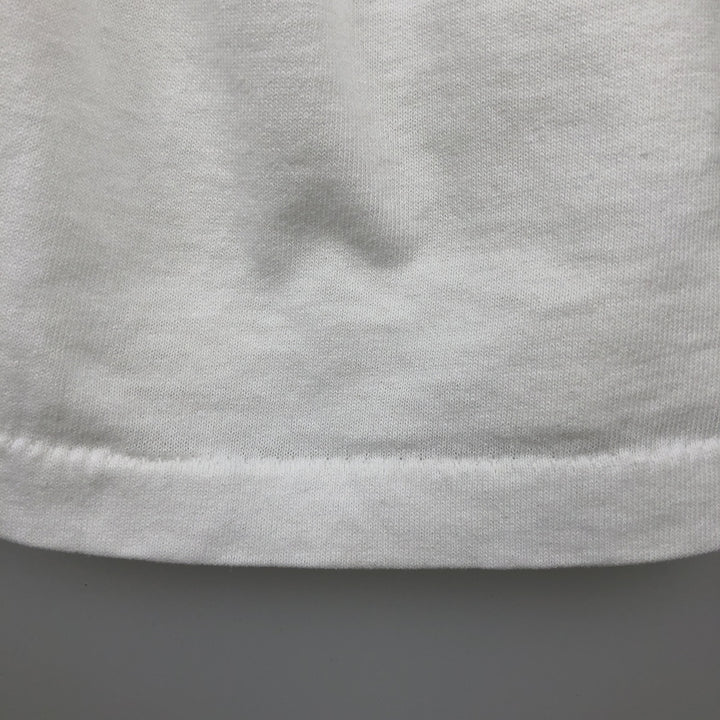 90's ONEITA POWER cotton white type Vintage Second Hand
