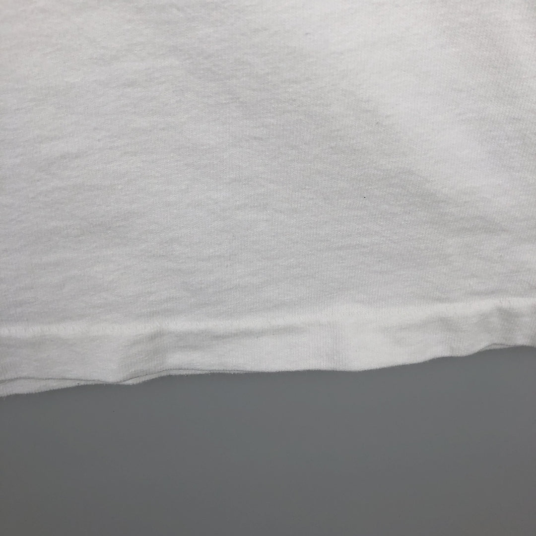 Printed T-shirt, men's size XL unclear white type Vintage Second Hand