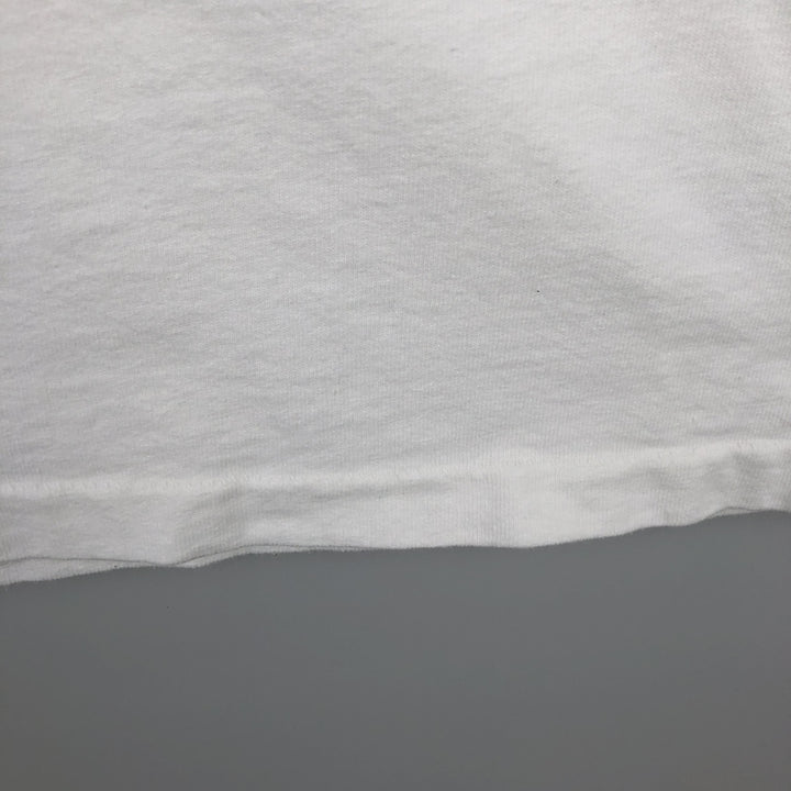 Printed T-shirt, men's size XL unclear white type Vintage Second Hand