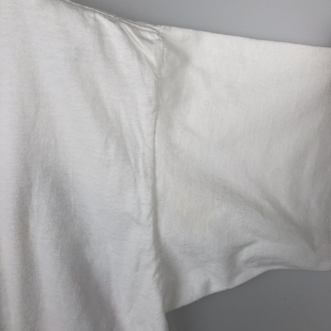Printed T-shirt, men's size XL unclear white type Vintage Second Hand