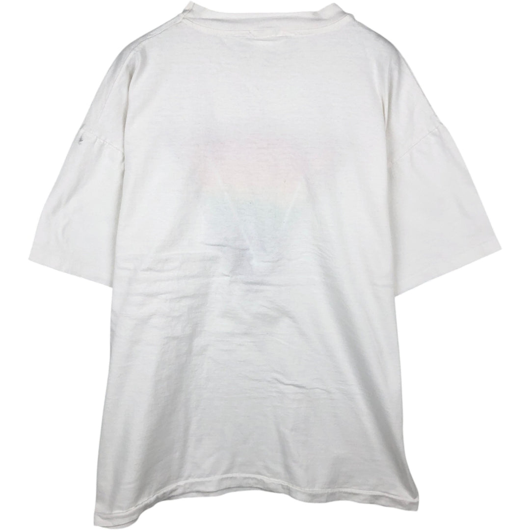 LIMIN'AROUND Art T-Shirt, Made in USA, Men's XL equivalent, Vintage. cotton white type Vintage Second Hand