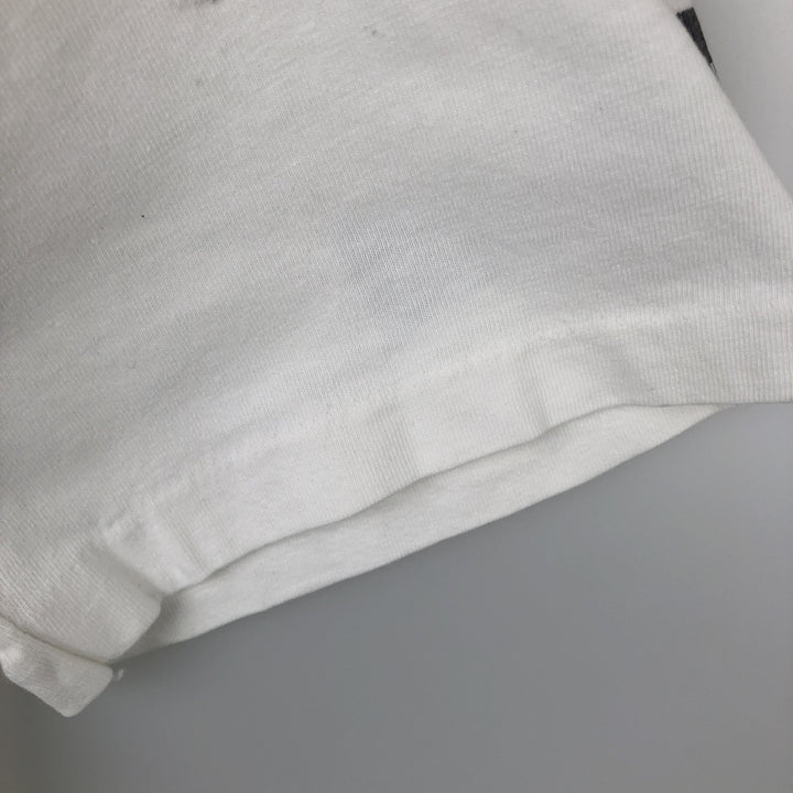 Printed T-shirt, men's size XL unclear white type Vintage Second Hand