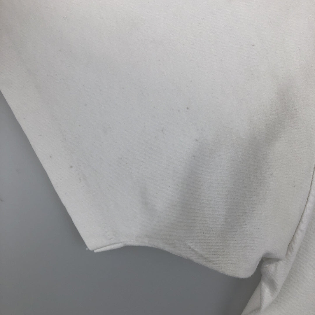 Printed T-shirt, men's size XL unclear white type Vintage Second Hand