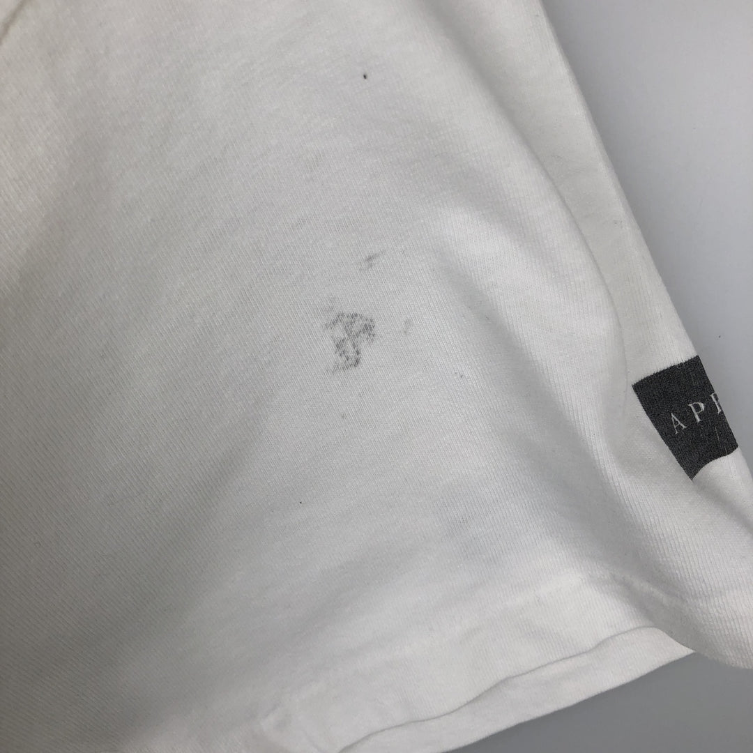 Printed T-shirt, men's size XL unclear white type Vintage Second Hand