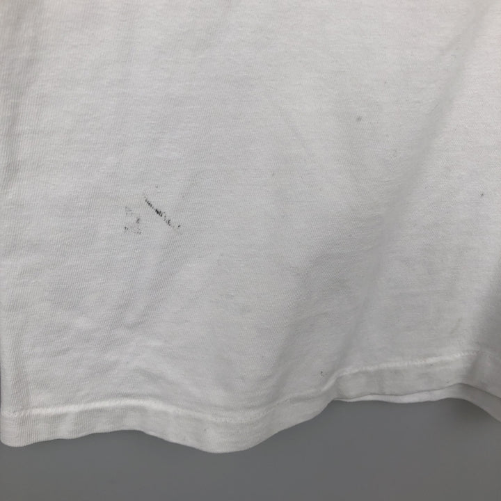 Printed T-shirt, men's size XL unclear white type Vintage Second Hand