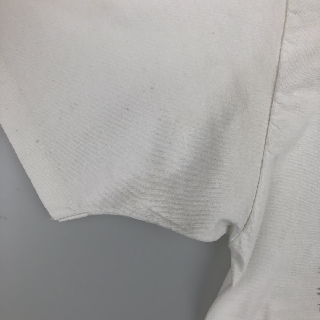 Printed T-shirt, men's size XL unclear white type Vintage Second Hand