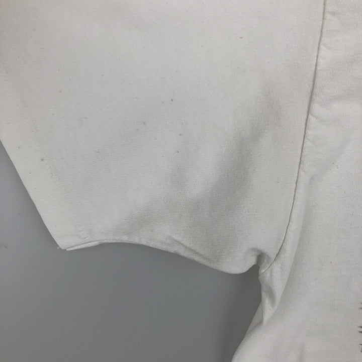 Printed T-shirt, men's size XL unclear white type Vintage Second Hand