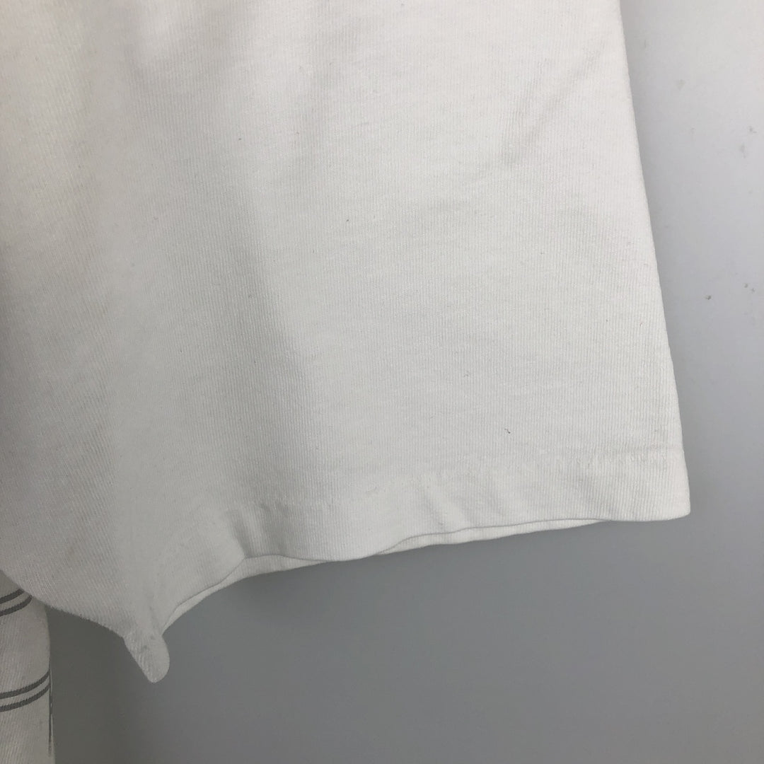 Printed T-shirt, men's size XL unclear white type Vintage Second Hand