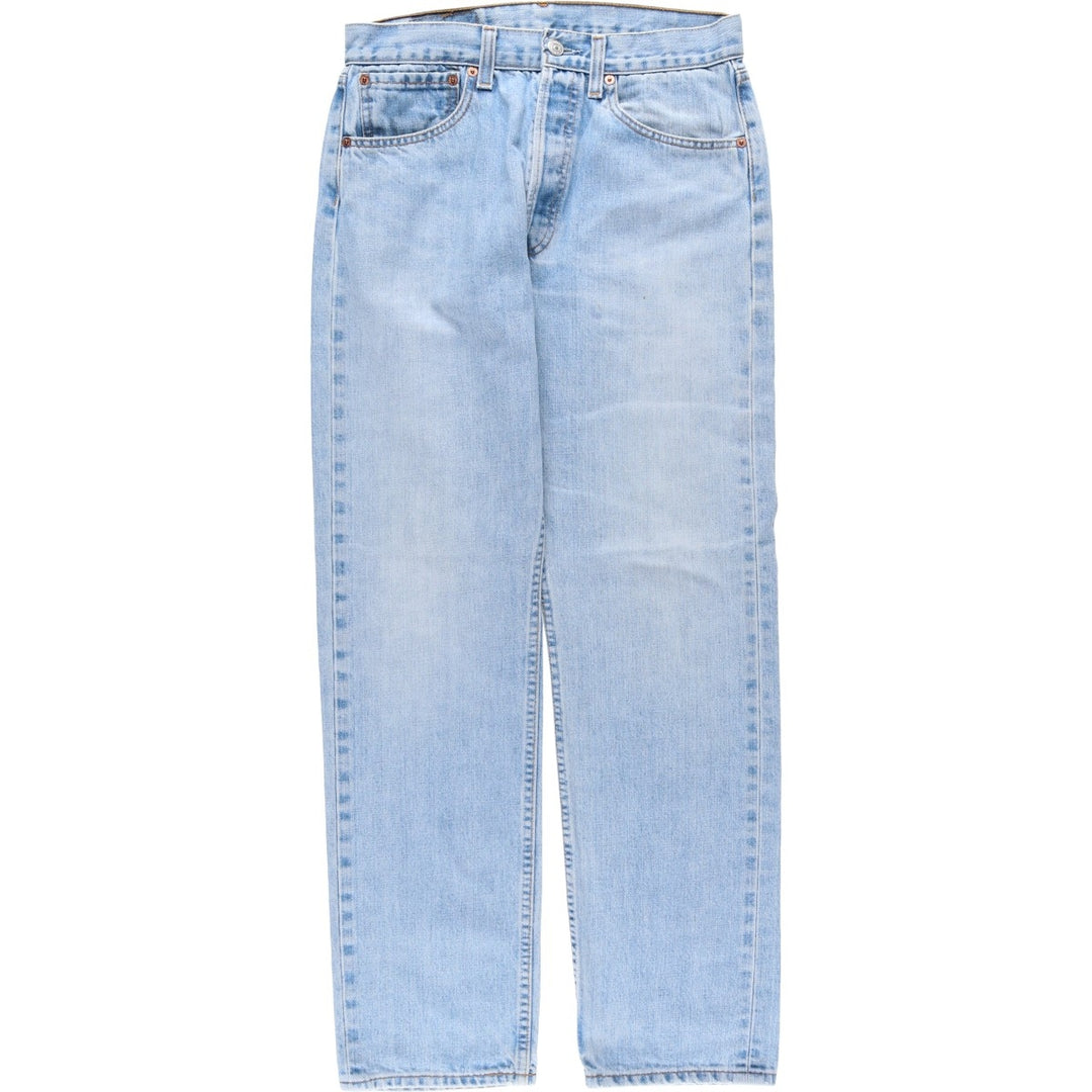 2000'S Levi's 00501-0106 Euro Model Straight Denim Pants, Men's W30 (approx.) cotton blue type Vintage Second Hand