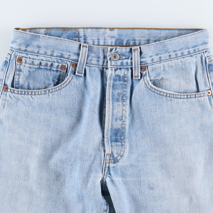 2000'S Levi's 00501-0106 Euro Model Straight Denim Pants, Men's W30 (approx.) cotton blue type Vintage Second Hand