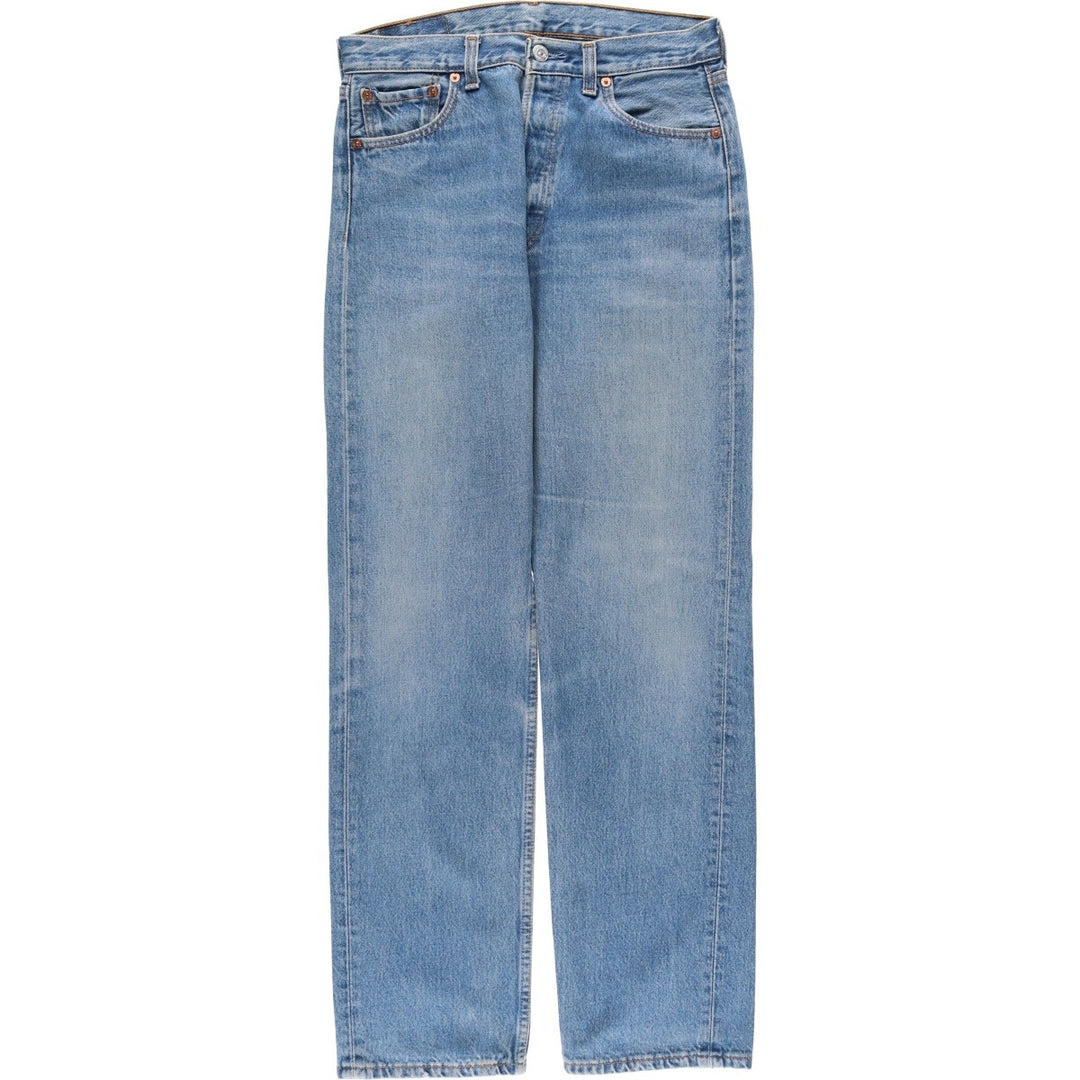 2000'S Levi's 00501-0114 Euro Model Straight Denim Pants, Men's W30 (approx.) cotton blue type Vintage Second Hand