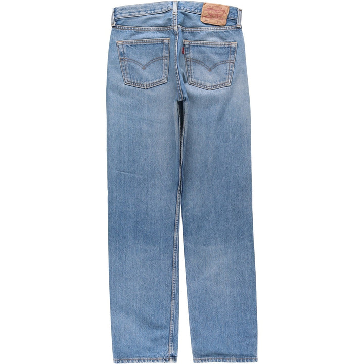 2000'S Levi's 00501-0114 Euro Model Straight Denim Pants, Men's W30 (approx.) cotton blue type Vintage Second Hand