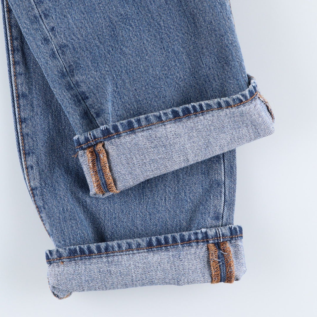 Levi's 501 straight denim pants for men, size W34 cotton blue type Vintage Second Hand