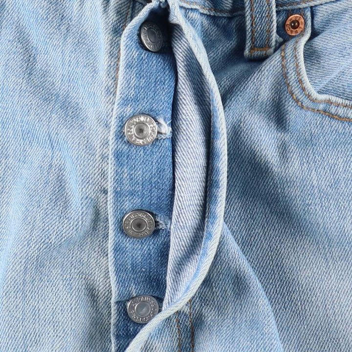 2000'S Levi's 00501-0106 Euro Model Straight Denim Pants, Made in England, Men's W33 (approx.) cotton blue type Vintage Second Hand