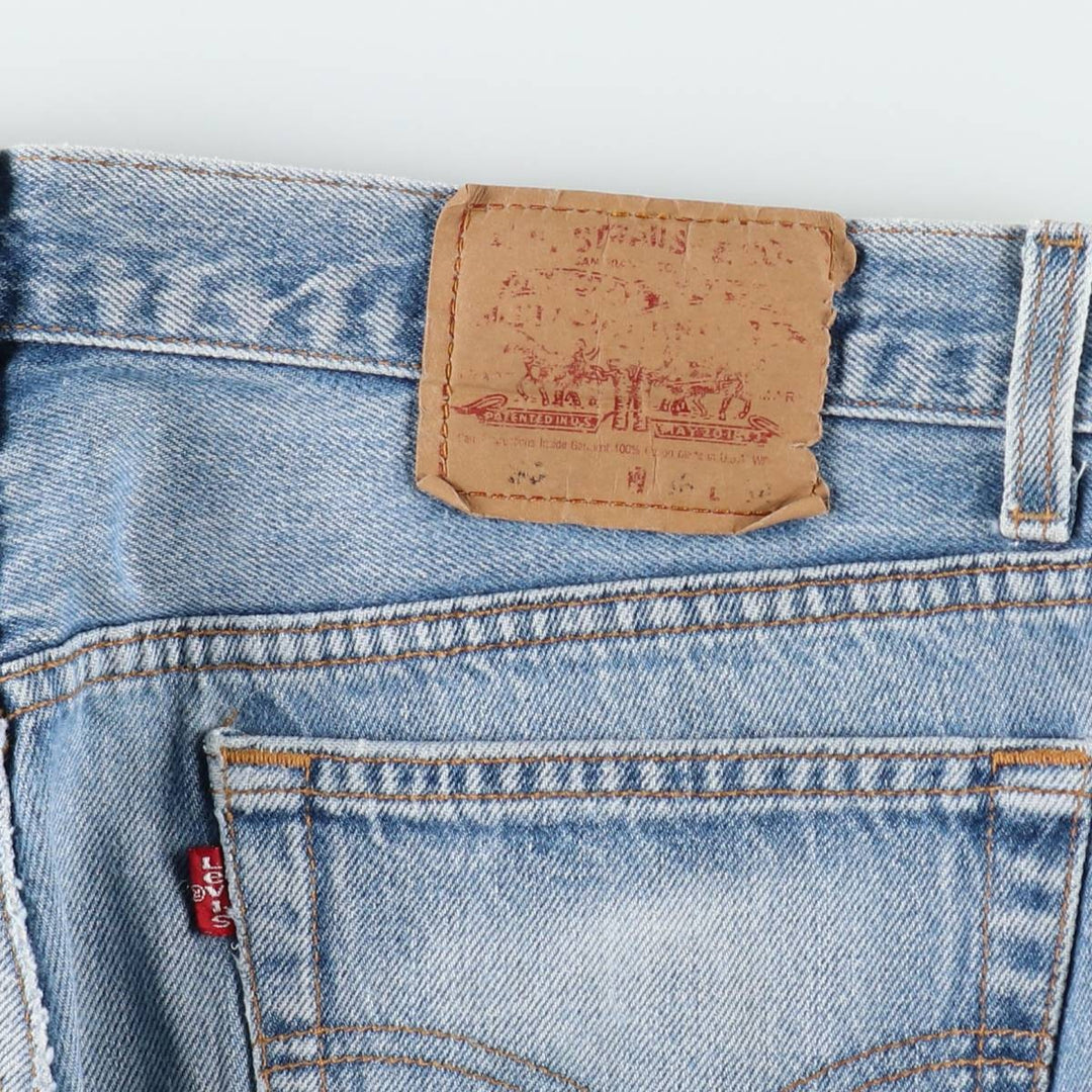 90'S Levi's 501-0115 Straight Denim Pants Made in USA Men's W34 Vintage cotton blue type Vintage Second Hand
