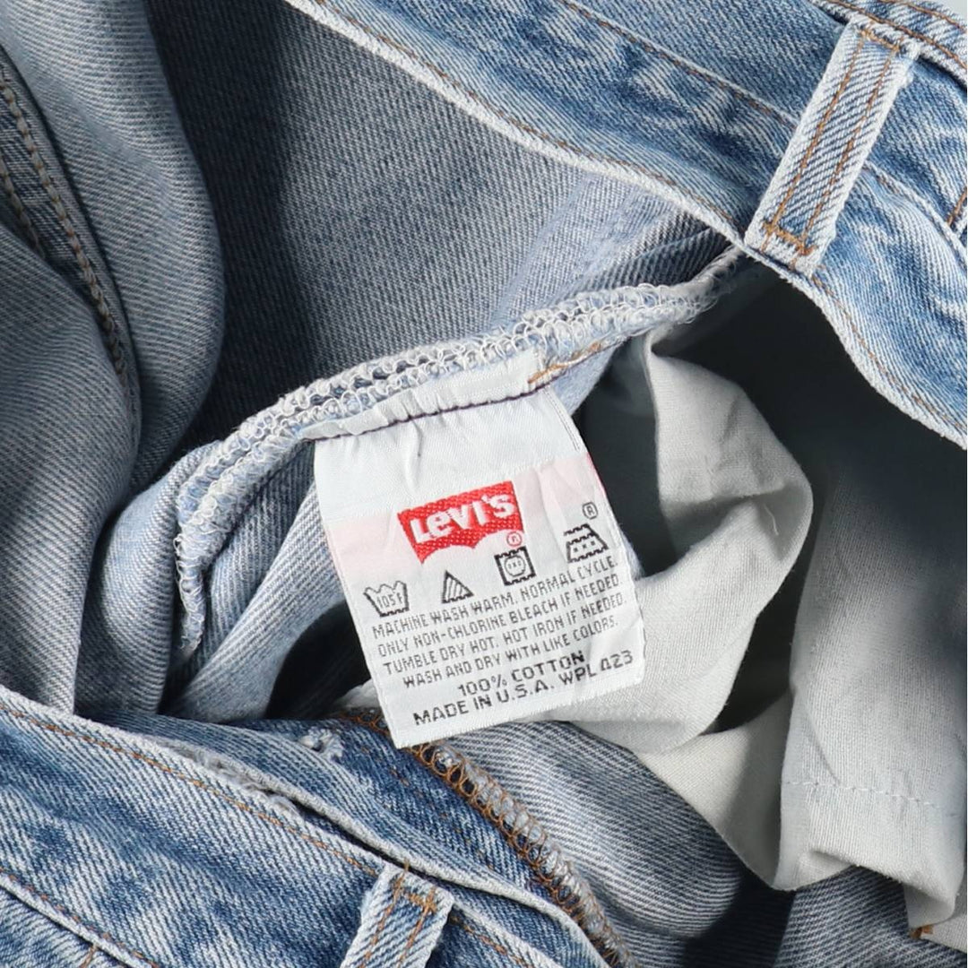 90'S Levi's 501-0115 Straight Denim Pants Made in USA Men's W34 Vintage cotton blue type Vintage Second Hand