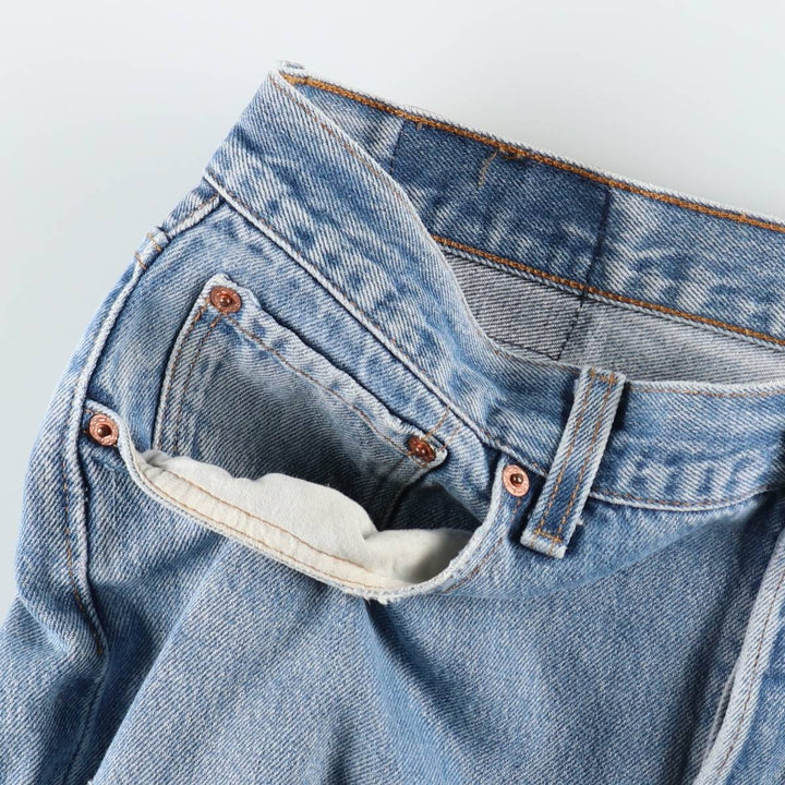 90'S Levi's 501-0115 Straight Denim Pants Made in USA Men's W34 Vintage cotton blue type Vintage Second Hand