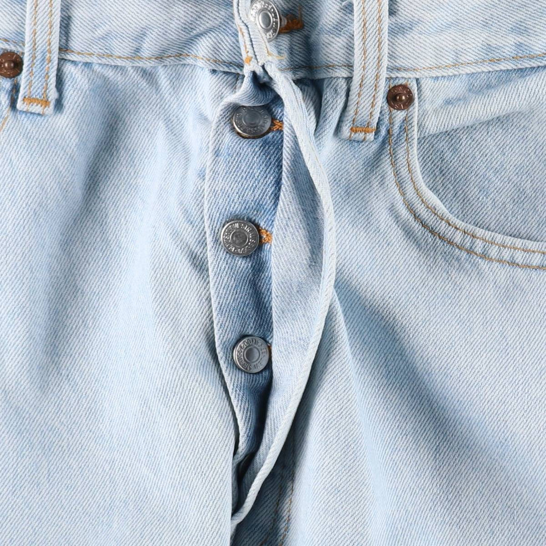 1990'S Levi's 501-0134 Straight Denim Pants, Made in USA, Men's Size W33 (approx.), Vintage cotton blue type Vintage Second Hand
