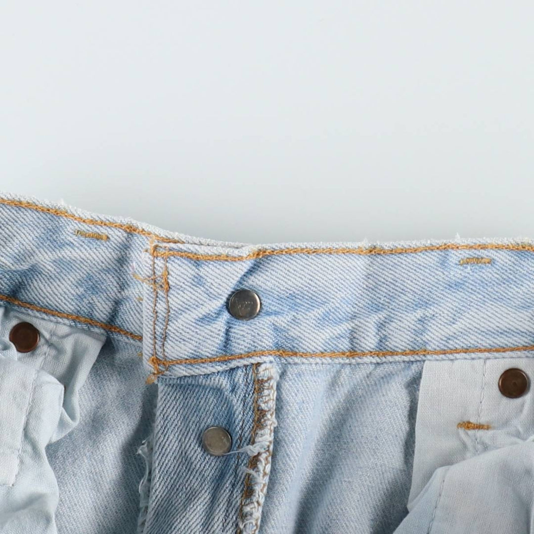 1990'S Levi's 501-0134 Straight Denim Pants, Made in USA, Men's Size W33 (approx.), Vintage cotton blue type Vintage Second Hand