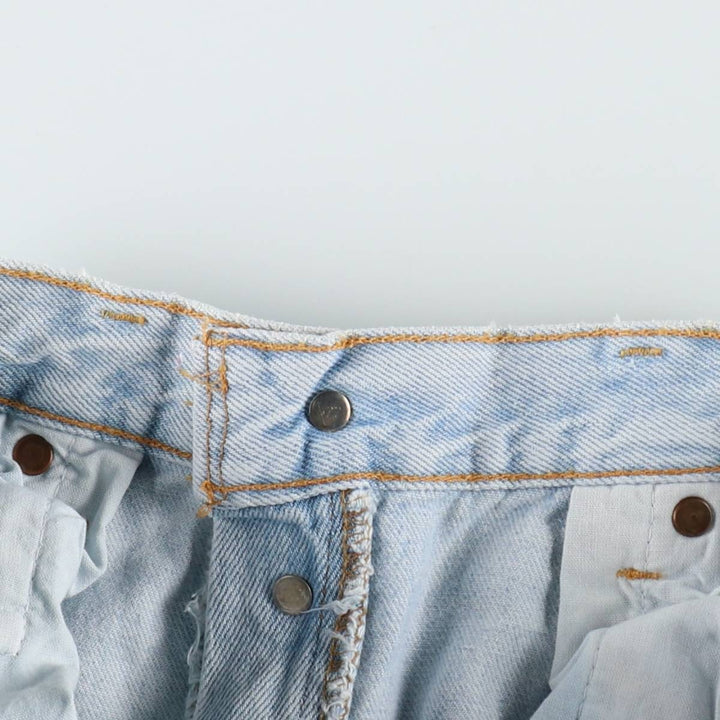1990'S Levi's 501-0134 Straight Denim Pants, Made in USA, Men's Size W33 (approx.), Vintage cotton blue type Vintage Second Hand