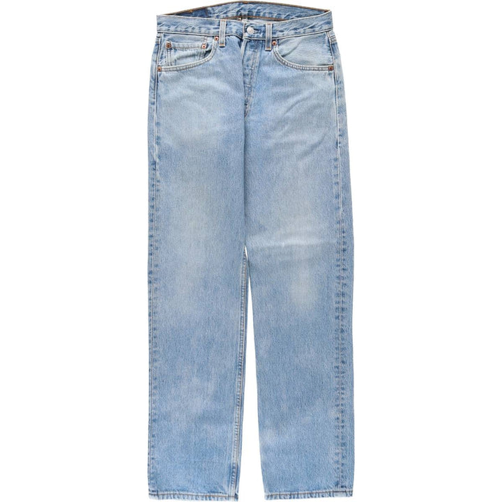 00'S Levi's 501-0193 Straight Denim Pants Made in USA Men's W30 equivalent cotton blue type Vintage Second Hand