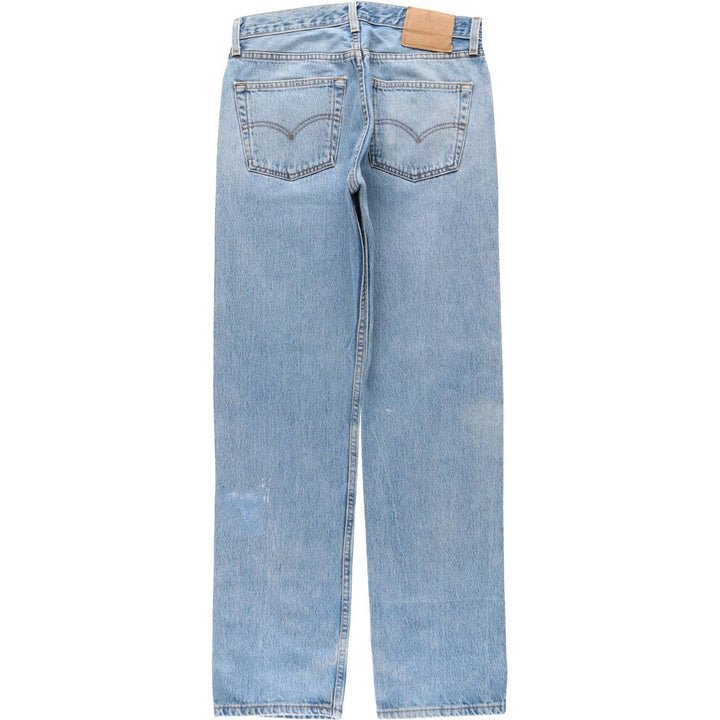 00'S Levi's 501-0193 Straight Denim Pants Made in USA Men's W30 equivalent cotton blue type Vintage Second Hand