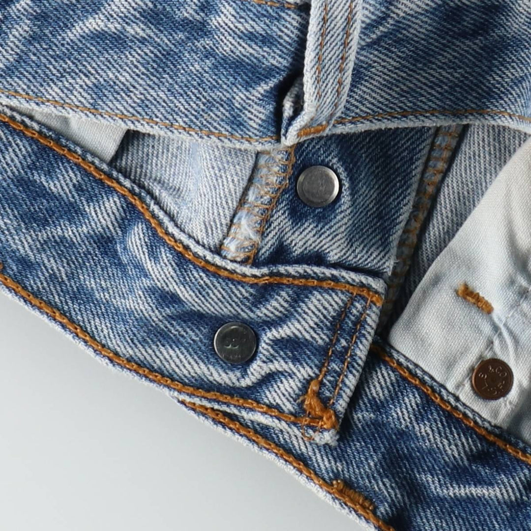 00'S Levi's 501-0193 Straight Denim Pants Made in USA Men's W30 equivalent cotton blue type Vintage Second Hand
