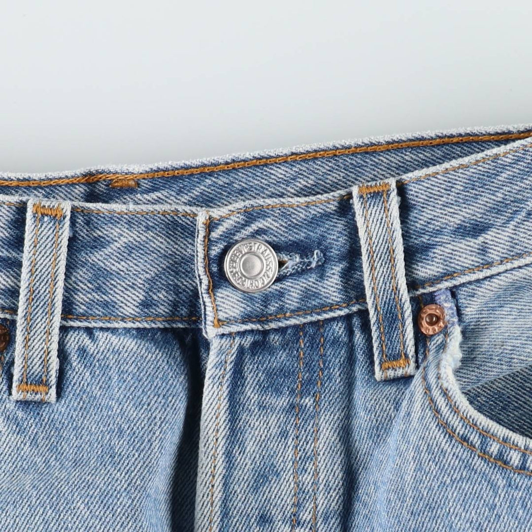 00'S Levi's 501-0193 Straight Denim Pants Made in USA Men's W30 equivalent cotton blue type Vintage Second Hand