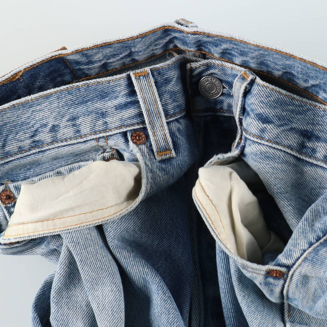00'S Levi's 501-0193 Straight Denim Pants Made in USA Men's W30 equivalent cotton blue type Vintage Second Hand