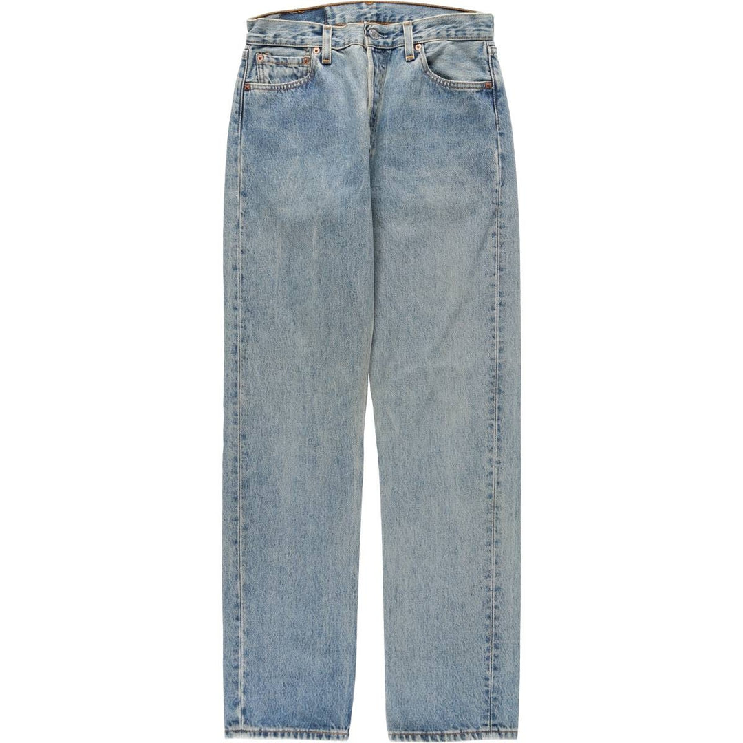 2000'S Levi's 6501-0193 Straight Denim Pants, Made in USA, Women's Size L (equivalent to W29) cotton blue type Vintage Second Hand
