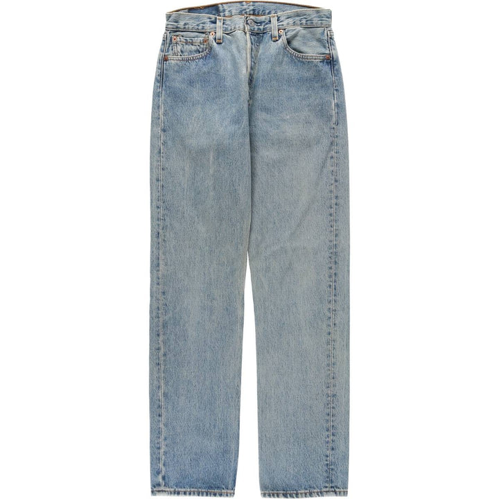 2000'S Levi's 6501-0193 Straight Denim Pants, Made in USA, Women's Size L (equivalent to W29) cotton blue type Vintage Second Hand