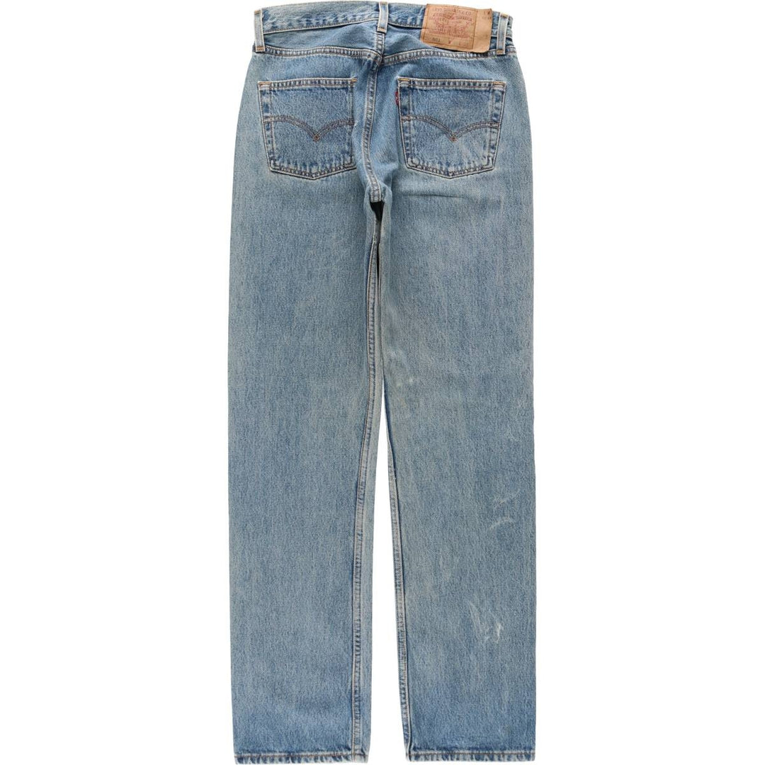 2000'S Levi's 6501-0193 Straight Denim Pants, Made in USA, Women's Size L (equivalent to W29) cotton blue type Vintage Second Hand