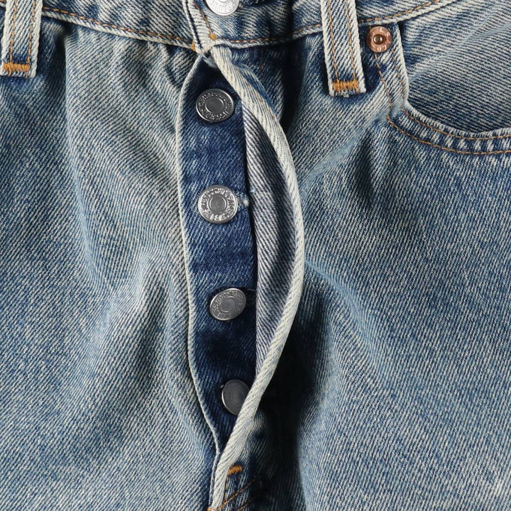 2000'S Levi's 6501-0193 Straight Denim Pants, Made in USA, Women's Size L (equivalent to W29) cotton blue type Vintage Second Hand