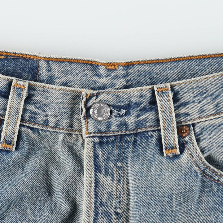 2000'S Levi's 6501-0193 Straight Denim Pants, Made in USA, Women's Size L (equivalent to W29) cotton blue type Vintage Second Hand