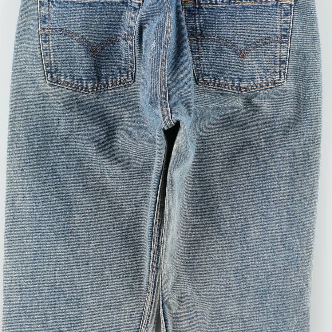 2000'S Levi's 6501-0193 Straight Denim Pants, Made in USA, Women's Size L (equivalent to W29) cotton blue type Vintage Second Hand