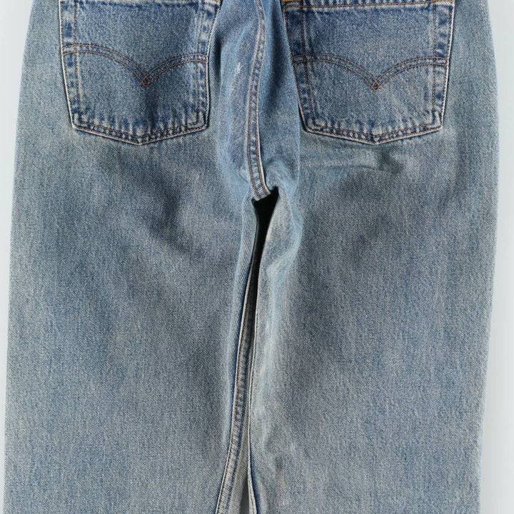 2000'S Levi's 6501-0193 Straight Denim Pants, Made in USA, Women's Size L (equivalent to W29) cotton blue type Vintage Second Hand