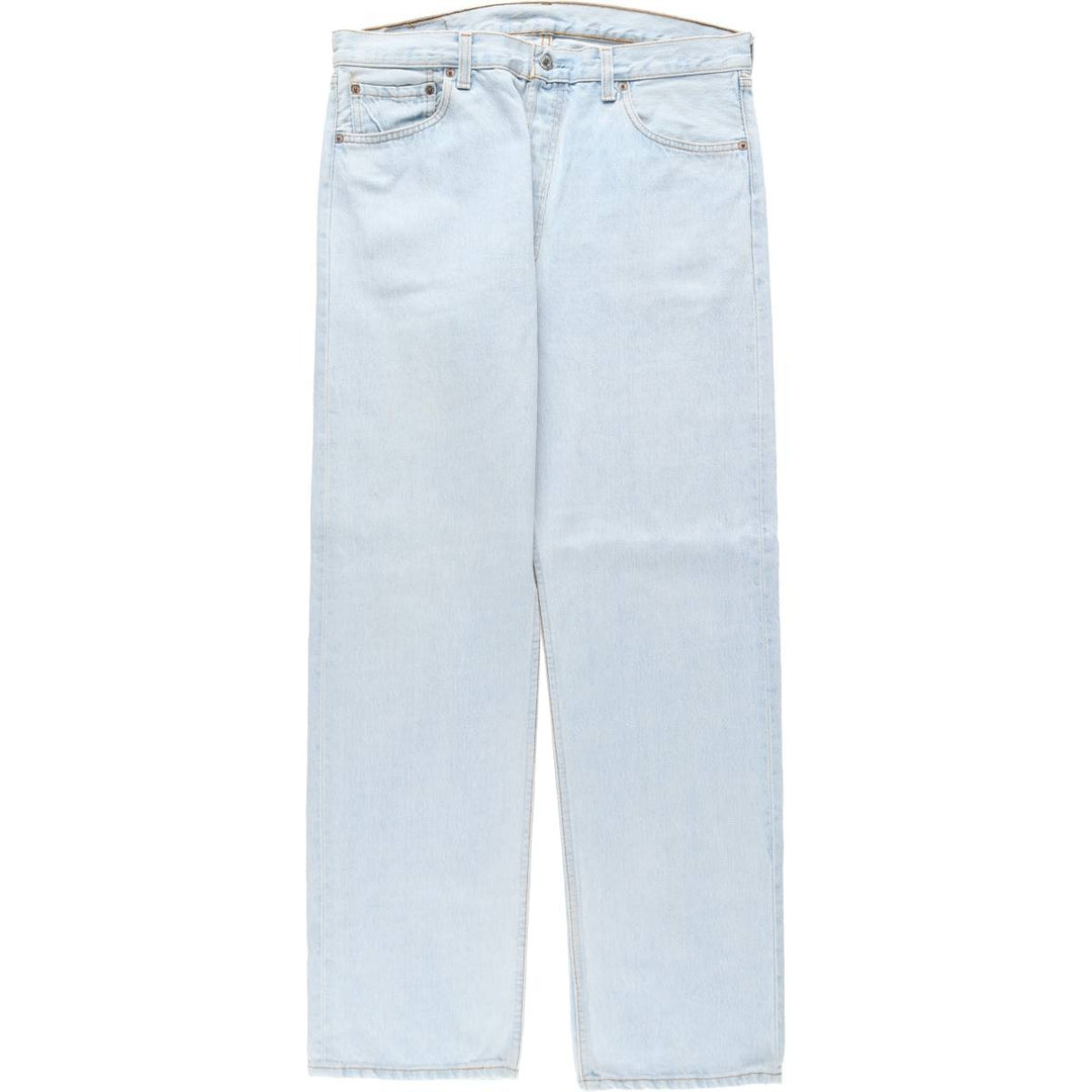 1990'S Levi's 501-5918 Straight Denim Pants, Made in USA, Men's Size W35 (approx.), Vintage cotton Blue type light blue Vintage Second Hand
