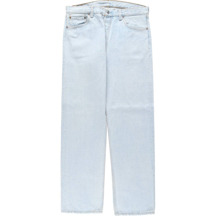 1990'S Levi's 501-5918 Straight Denim Pants, Made in USA, Men's Size W35 (approx.), Vintage cotton Blue type light blue Vintage Second Hand