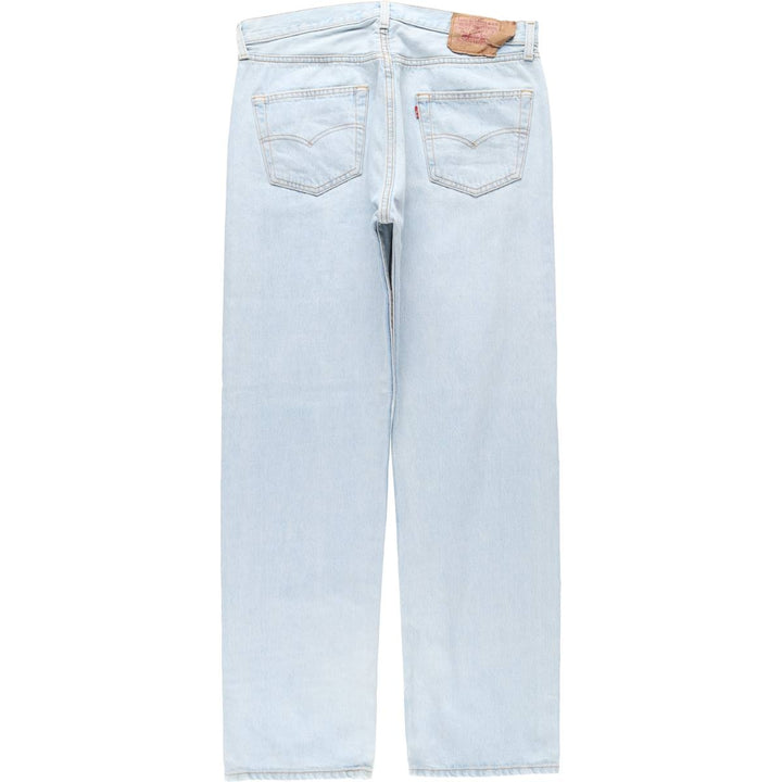 1990'S Levi's 501-5918 Straight Denim Pants, Made in USA, Men's Size W35 (approx.), Vintage cotton Blue type light blue Vintage Second Hand