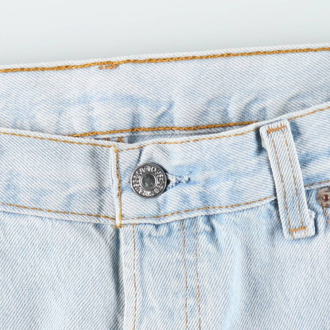 1990'S Levi's 501-5918 Straight Denim Pants, Made in USA, Men's Size W35 (approx.), Vintage cotton Blue type light blue Vintage Second Hand