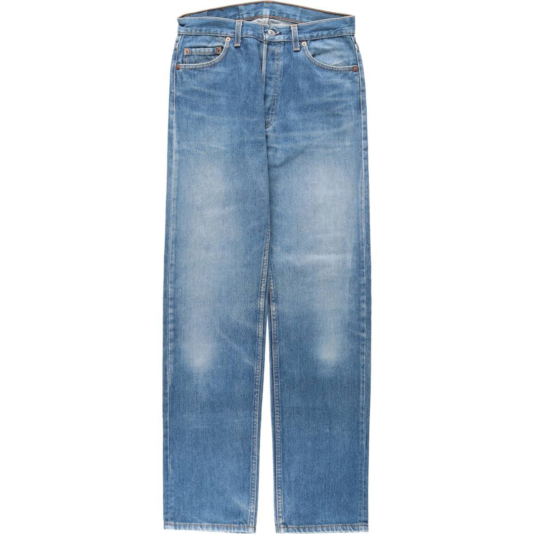 90'S Levi's 501-0115 Straight Denim Pants, Made in USA, Men's, W30, Vintage unclear blue type Vintage Second Hand