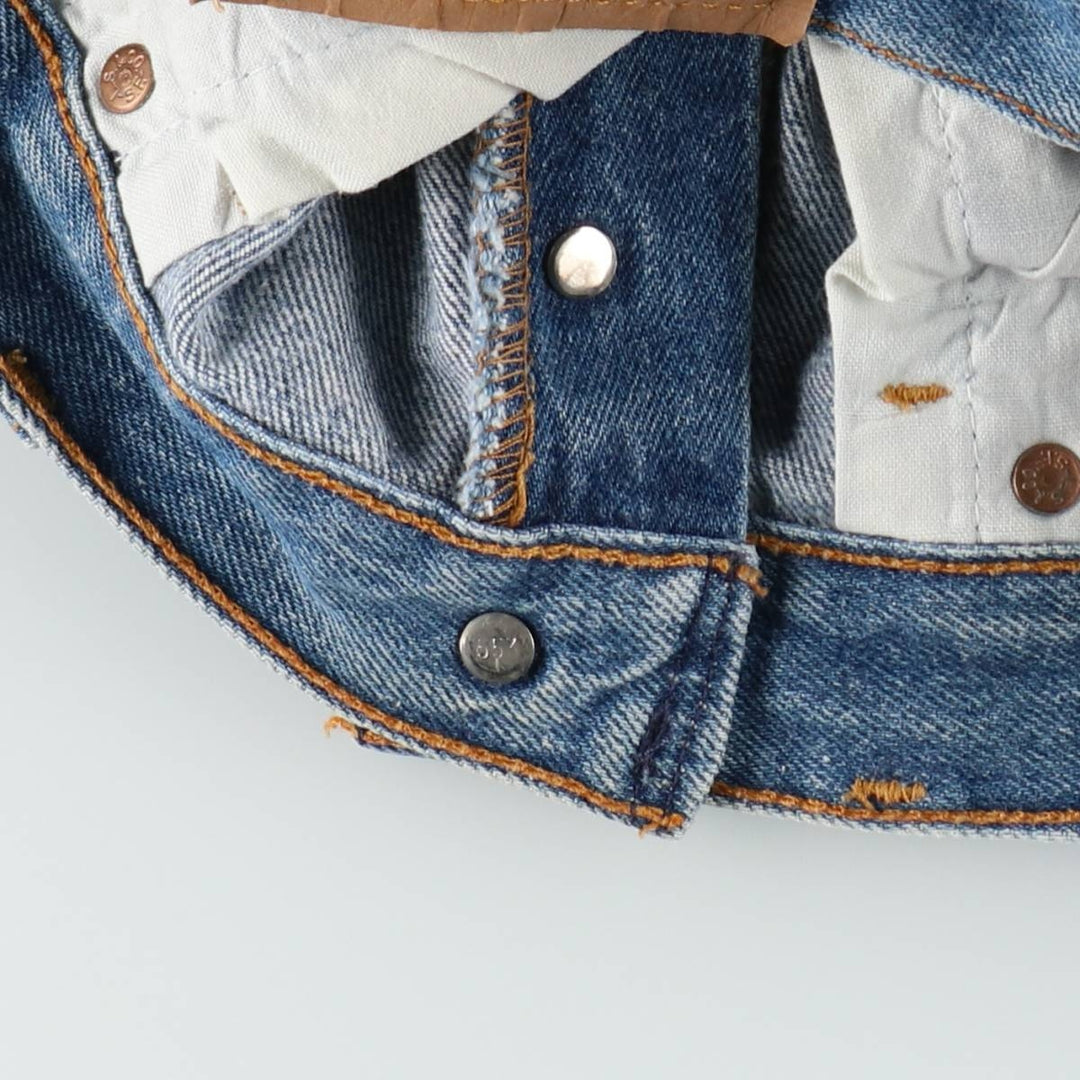 90'S Levi's 501-0115 Straight Denim Pants, Made in USA, Men's, W30, Vintage unclear blue type Vintage Second Hand