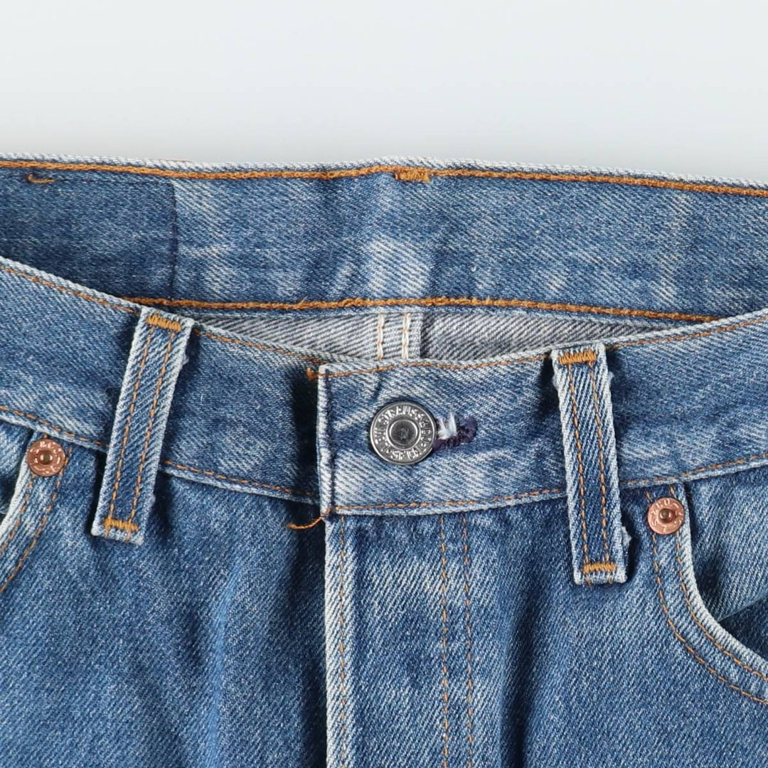 90'S Levi's 501-0115 Straight Denim Pants, Made in USA, Men's, W30, Vintage unclear blue type Vintage Second Hand