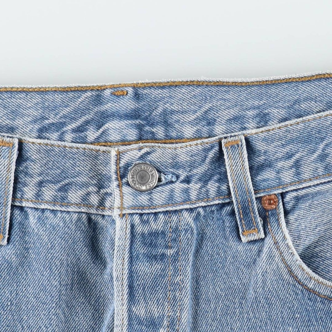 1990'S Levi's 501-0118 Straight Denim Pants, Made in USA, Men's Size W33 (approx.), Vintage cotton blue type Vintage Second Hand