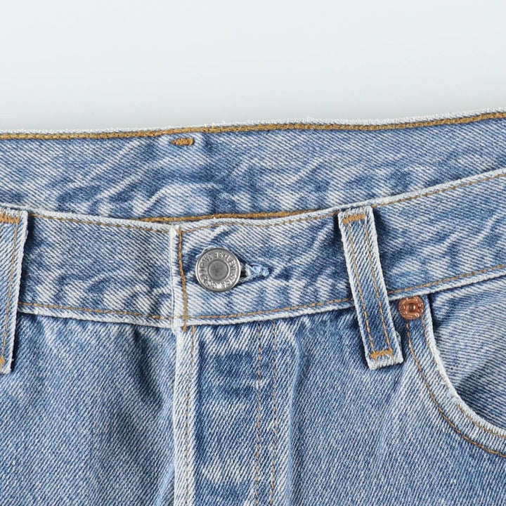 1990'S Levi's 501-0118 Straight Denim Pants, Made in USA, Men's Size W33 (approx.), Vintage cotton blue type Vintage Second Hand