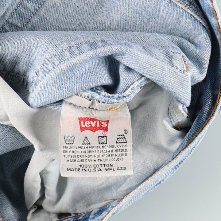 90'S Levi's 501-0134 Straight Denim Pants Made in USA Men's W32 Vintage cotton blue type Vintage Second Hand