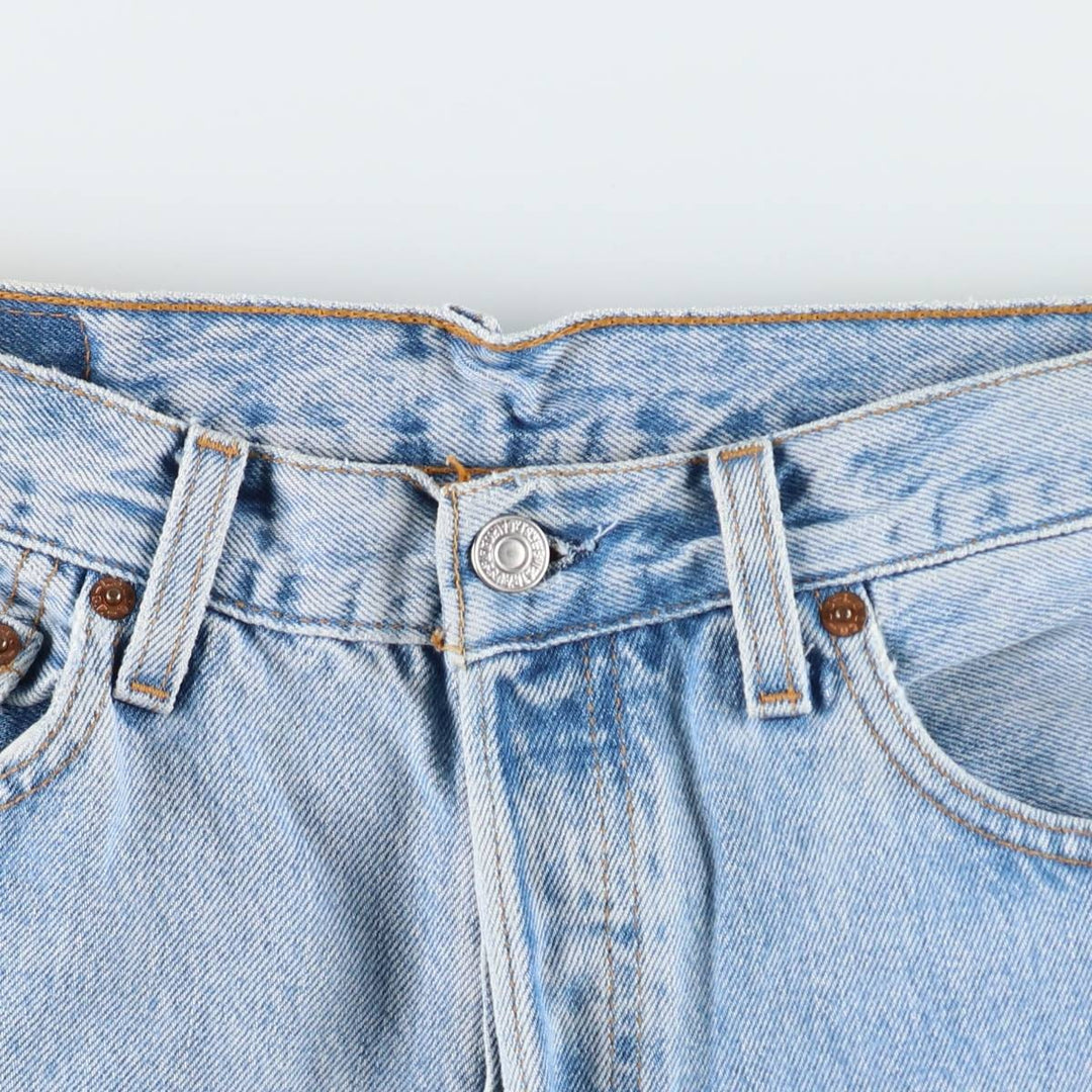 90'S Levi's 501-0134 Straight Denim Pants Made in USA Men's W32 Vintage cotton blue type Vintage Second Hand
