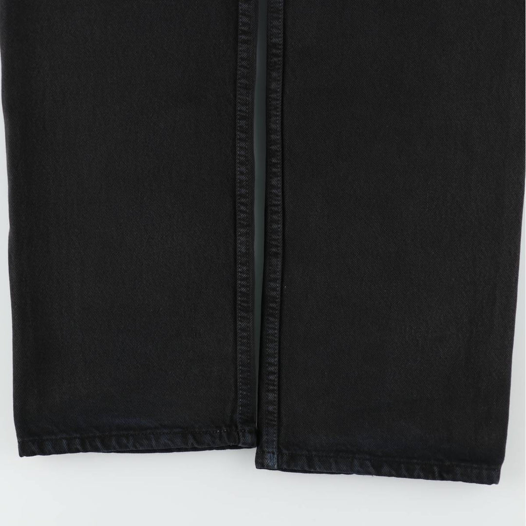 2000'S Levi's 0501-0165 Euro Model Black Denim Straight Leg Jeans, Men's W32 (approx.) cotton black type Vintage Second Hand