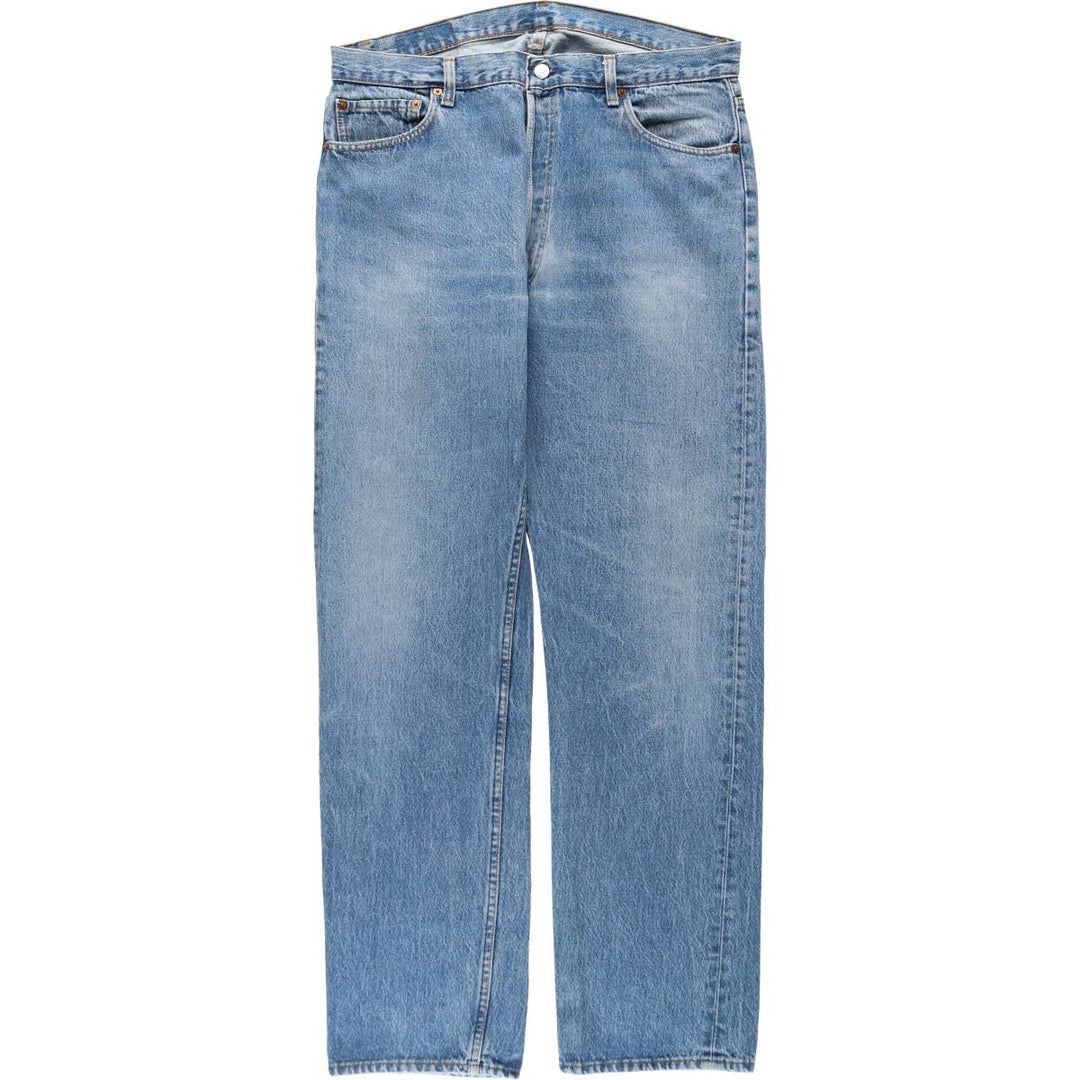 ~1990'S Levi's 501-0190 Straight Denim Pants, Made in USA, Men's W37 (approx.), Vintage cotton blue type Vintage Second Hand