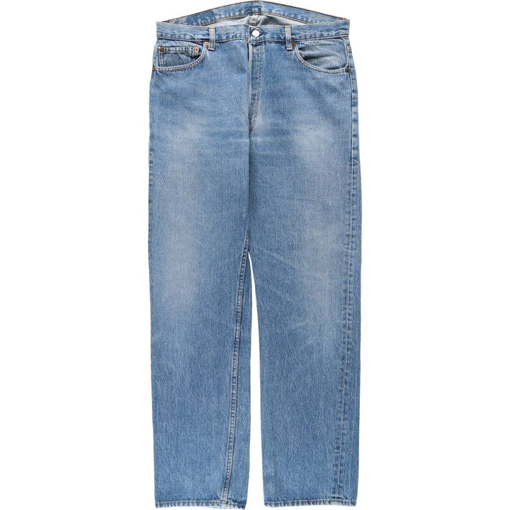 ~1990'S Levi's 501-0190 Straight Denim Pants, Made in USA, Men's W37 (approx.), Vintage cotton blue type Vintage Second Hand